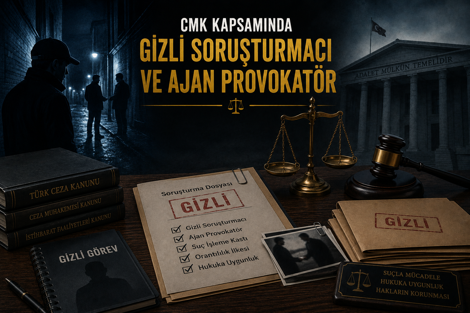 CMK KAPSAMINDA GİZLİ SORUŞTURMACI VE AJAN PROVOKATÖR