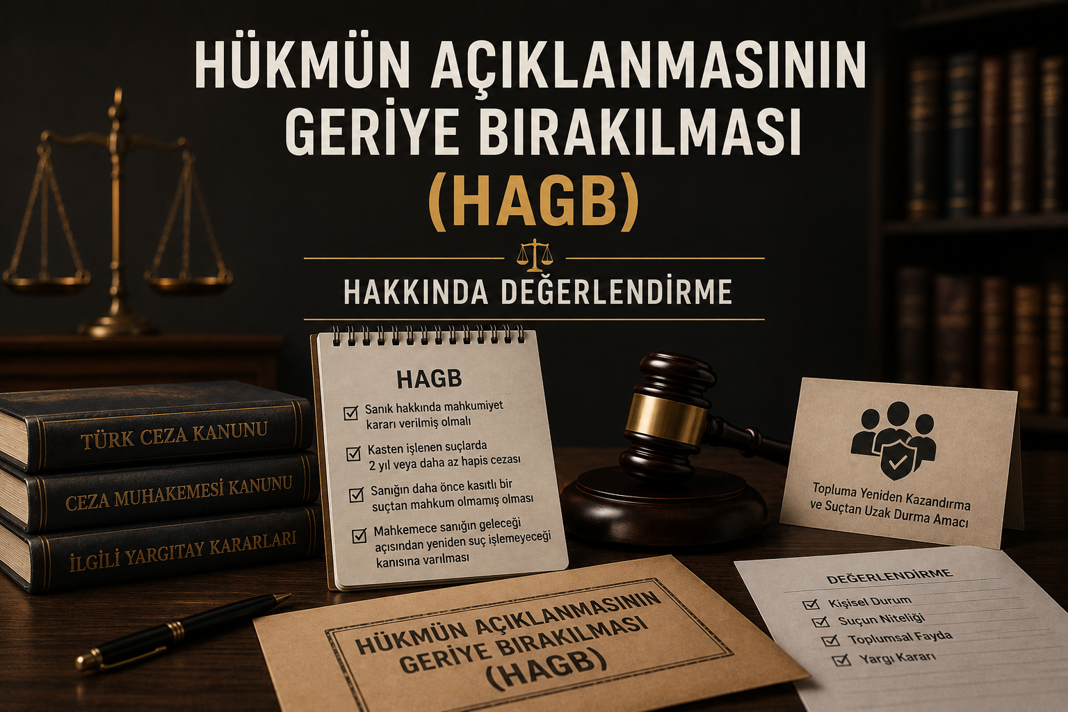 HÜKMÜN AÇIKLANMASININ GERİYE BIRAKILMASI (HAGB)